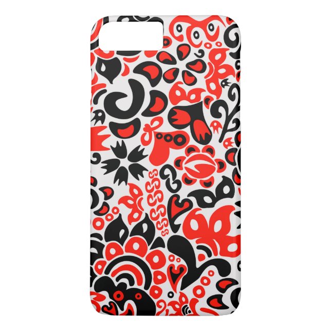 Ukrainian ethnic folk art floral pattern absrtact  Case-Mate iPhone case (Back)