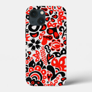 Ukrainian ethnic folk art floral pattern absrtact iPhone 13 mini case