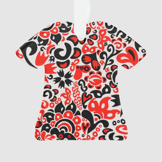 Ukrainian ethnic folk art floral pattern absrtact  ornament (Front)