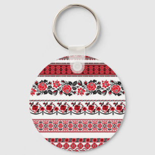 UKrainian ethnic pattern Keychain