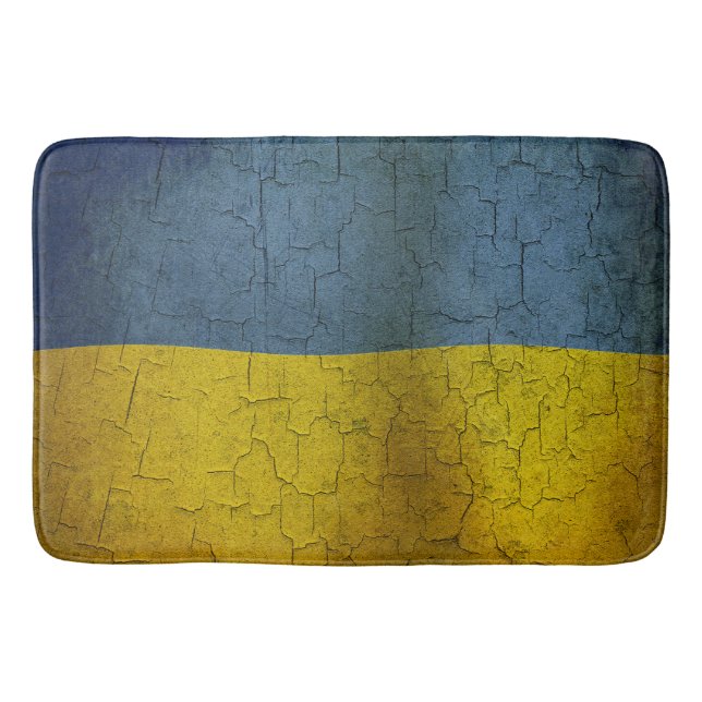 Ukrainian flag bath mat (Front)
