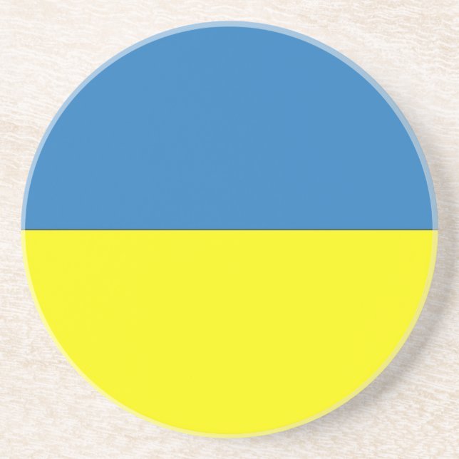 Ukrainian Flag Coaster (Front)