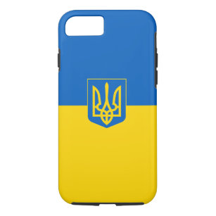 Ukrainian flag-Coat of arms Case-Mate iPhone Case