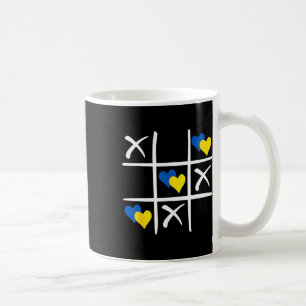 Ukrainian Flag Coloured Hearts1 Coffee Mug