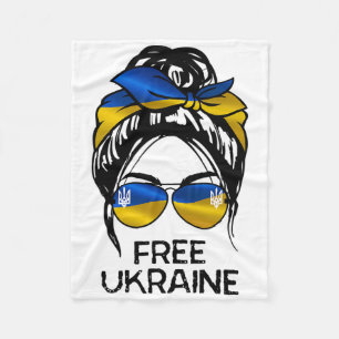 Ukrainian Flag  Fleece Blanket
