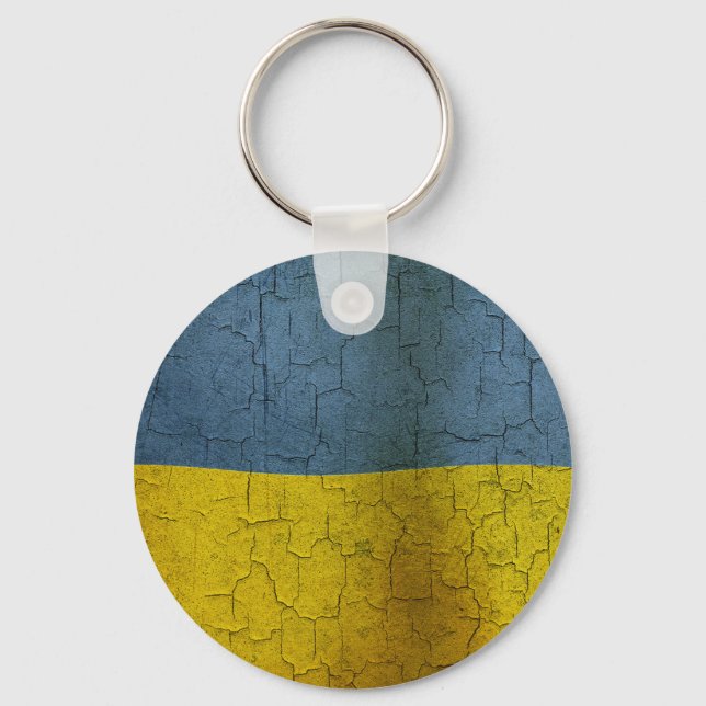 Ukrainian flag keychain (Front)