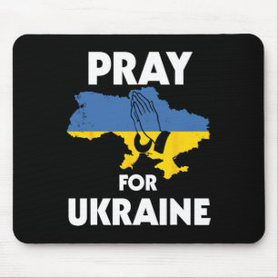 Ukrainian Flag National Ukraine Ukrajina Cool Desi Mouse Pad