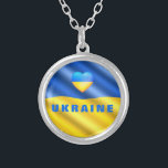 Ukrainian Flag Necklace Support Ukraine Freedom<br><div class="desc">Support Ukraine Necklaces - I Stand With Ukraine - Peace - Ukrainian Flag - Freedom Support - Strong Together - Freedom Victory ! You can transfer to more than 1000 Zazzle products ! We Stand With Ukraine !</div>
