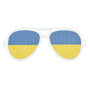 Ukrainian flag party shades Blue yellow sunglasses