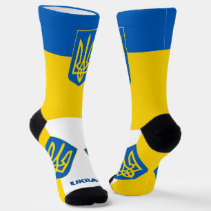 Ukrainian Flag Patriotic, Sustainable Ukraine Socks