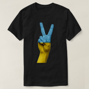 Ukrainian Flag Peace Solidarity T-Shirt