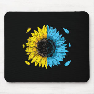 Ukrainian Flag Symbol Tryzub Love Support Ukraine Mouse Pad
