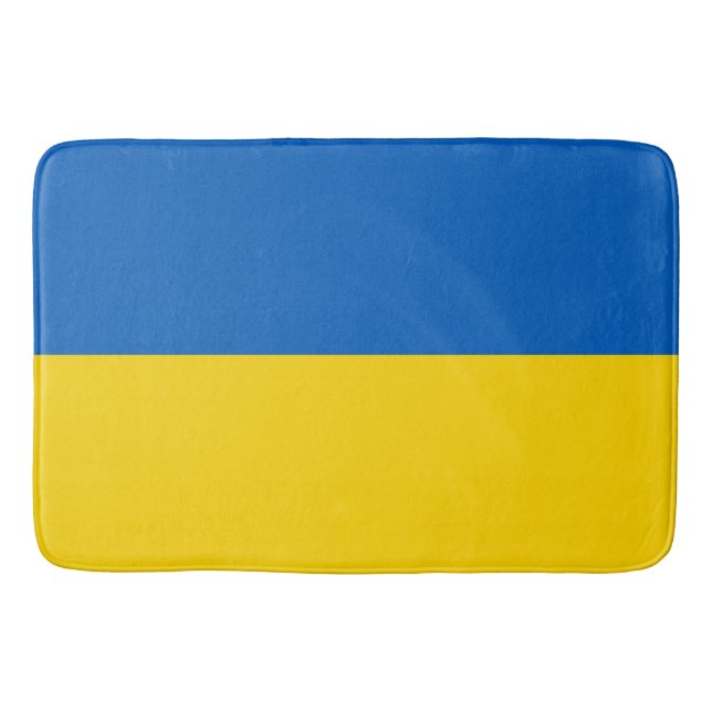 Ukrainian Flag (Ukraine) Bath Mat (Front)