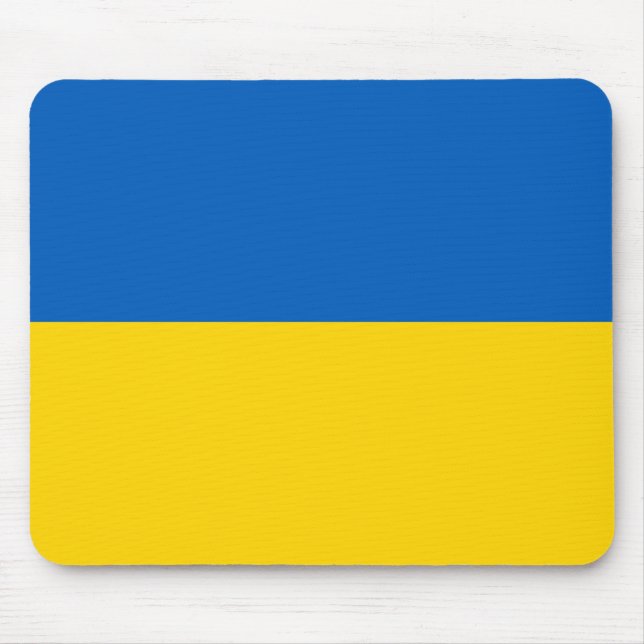 Ukrainian Flag (Ukraine) Mouse Pad (Front)