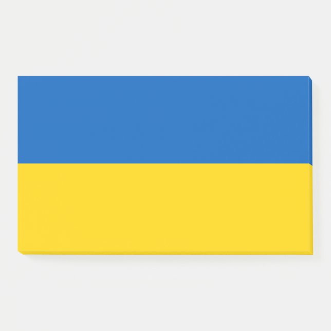 Ukrainian Flag (Ukraine) Post-it Notes (Front)