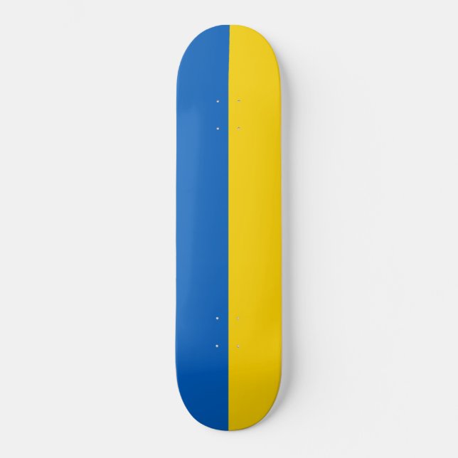 Ukrainian Flag (Ukraine) Skateboard (Front)