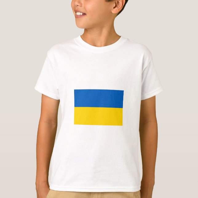 Ukrainian Flag (Ukraine)  T-Shirt (Front)