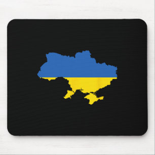 Ukrainian Flag Vintage Heritage 3 Mouse Pad