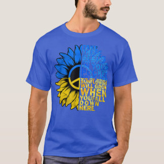 Ukrainian Flag Vintage Ukraine Flag Sunflower T-Sh T-Shirt