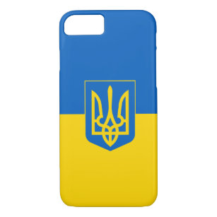 Ukrainian flag with coat of arms Case-Mate iPhone case