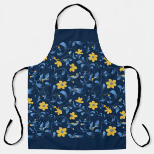 Ukrainian floral folk art motifs.  apron