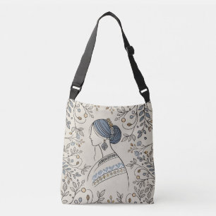 Ukrainian Folk Art Crossbody Bag