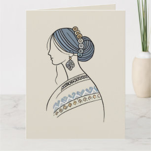 Ukrainian Folk Art Greeting Card