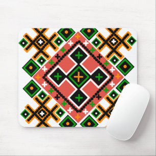Ukrainian Folk Art Inspired Mouse Pad