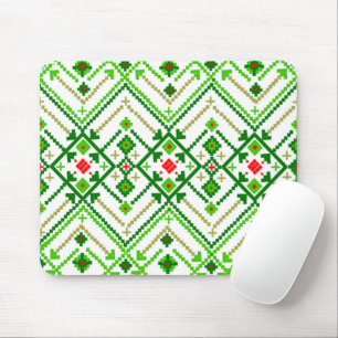 Ukrainian Folk Art Inspired Mouse Pad