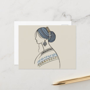 Ukrainian Folk Art Postcard