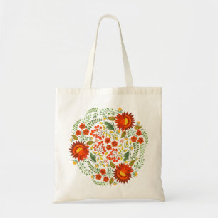 Ukrainian folk floral pattern. Ukraine Tote Bag