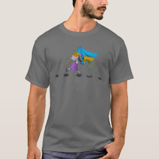 Ukrainian Girl I Stand With Ukraine Support Ukrain T-Shirt