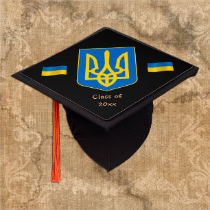 Ukrainian Graduate & Ukraine students / University Graduation Cap Topper