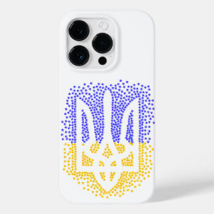 Ukrainian heraldry trident tryzub scattering stars Case-Mate iPhone 14 pro case