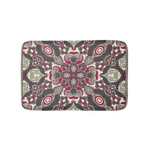 Ukrainian Karakoko: Silk Neck Scarf Design Bath Mat
