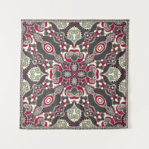 Ukrainian Karakoko: Silk Neck Scarf Design Tapestry