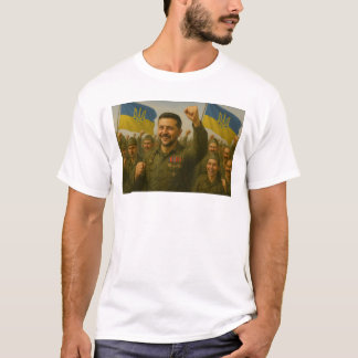 Ukrainian Leader Inspires Military Unity T-Shirt
