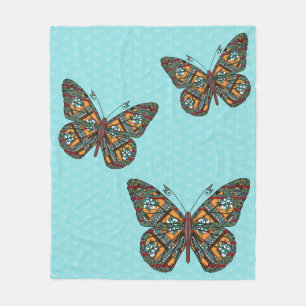 Ukrainian Monarch Fleece Blanket