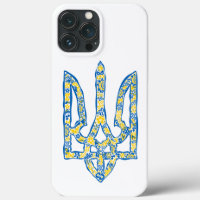 Ukrainian national emblem trident tryzub ethnical