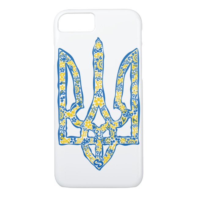 Ukrainian national emblem trident tryzub ethnical  Case-Mate iPhone case (Back)