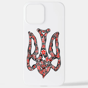 Ukrainian national emblem trident tryzub stylized iPhone 12 pro max case