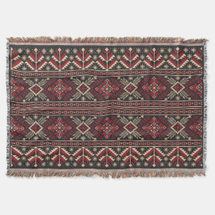Ukrainian ornamental folk seamless pattern Blanket