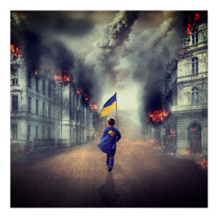 Ukrainian peace in the world sign