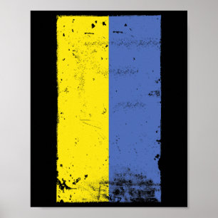 Ukrainian Pride Travel Vacation Ukraine Flag  Poster