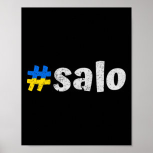 Ukrainian Salo Funny Ukraine Traditional Food Dish Poster