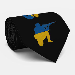 Ukrainian Soldiers, Ukraine Flag Tie