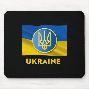 Ukrainian State Symbol - Ukraine Flag Mouse Pad