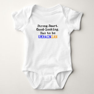 ukrainian strong baby bodysuit
