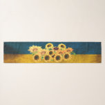 Ukrainian Sunflowers for Peace V2 Scarf<br><div class="desc">Standing strong in support of the people of Ukraine,  sunflowers symbolize peace. Wishing for peace and unity the world over.</div>