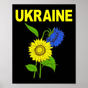 Ukrainian Sunflowers Traditional Symbol Of Ukraine Poster